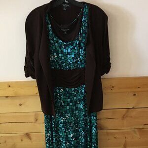 Perceptions New York 2 Piece Midi Length Dress